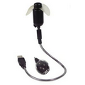 USB Powered Fan w/Interchangeable Light